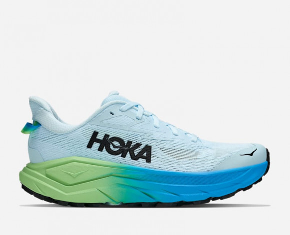 HOKA Challenger 8 Chaussures pour Femme en Glimmering Blue/Tart Apple | Running Sur Route - 1168717-GBLT