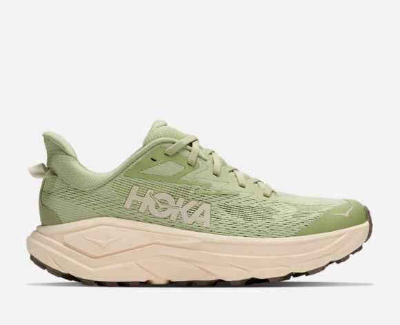 HOKA Women's Challenger 8 Road Running Shoes in Morning Dew/Alabaster - 1168717-MNNG