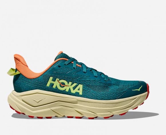 HOKA Women's Challenger 8 Road Running Shoes in Tidal Wave/Pampas Grass - 1168717-TVP