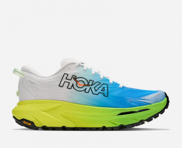 HOKA Mafate 5 Chaussures pour Homme en Frost/Hoka Citrus | Trail - 1168722-FHK