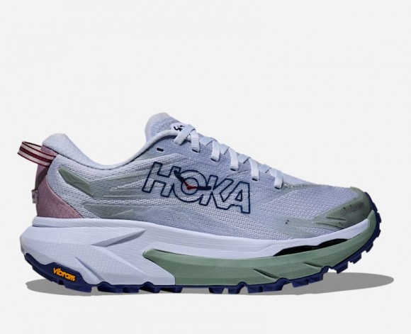 HOKA Women's Mafate 5 Trail Shoes in Ambient Blue/Rosemary - 1168723-ABNT