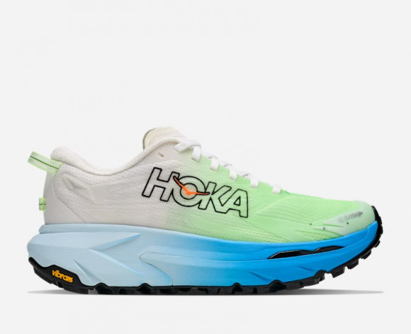 HOKA Women's Mafate 5 Trail Shoes in Frost/Tart Apple - 1168723-FSTT