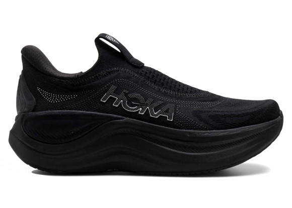 HOKA Women's Skyward Laceless Recovery Shoes in Black - 1168877-BBLC