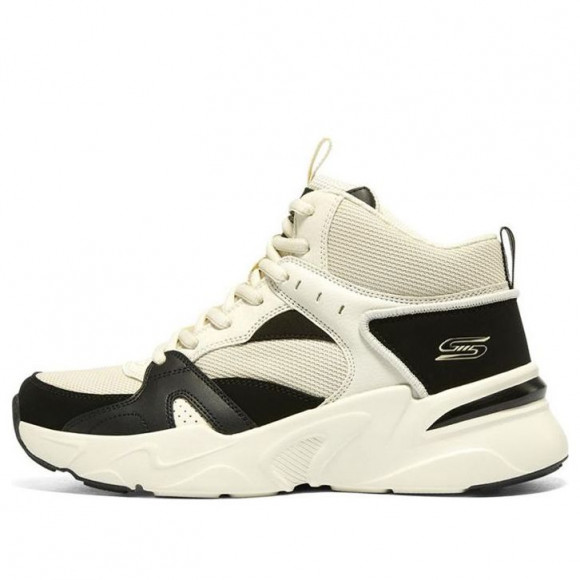 Skechers Bobs Bamina CREAM/BLACK Chunky Sneakers/Shoes 117048-NTBK - 117048-NTBK