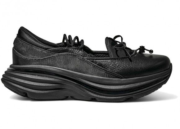 HOKA Bondi Mary Jane Lifestyle Shoes in Black - 1171546-BBLC