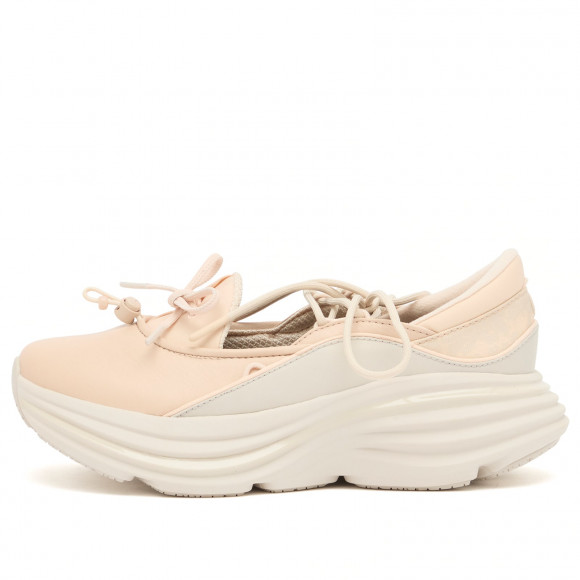 HOKA ONE ONE Women's Bondi Mary Jane Sneaker Beech Wood/Stucco - 1171546-BTCC