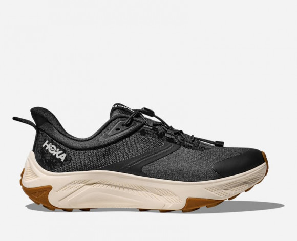 HOKA Men's Transport 2 Hiking Shoes in Black/Alabaster - 1171851-BKLB