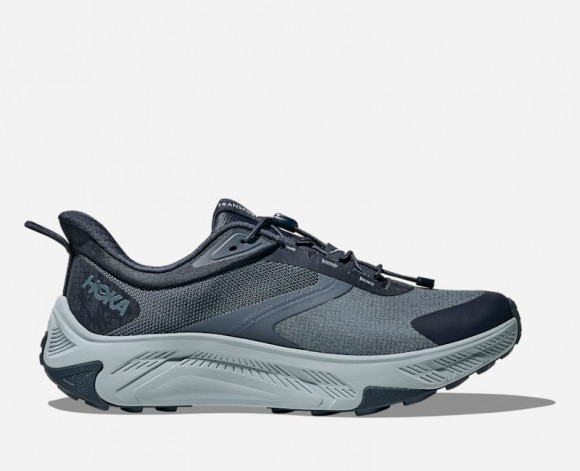 HOKA Men's Transport 2 Hiking Shoes in Faded Navy/Mineral Blue - 1171851-FYM