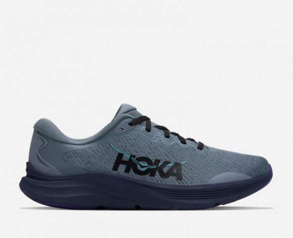 HOKA Men's Solimar 2 Training & Gym Shoes in Slate Blue/Electric Aqua - 1171852-STBLL