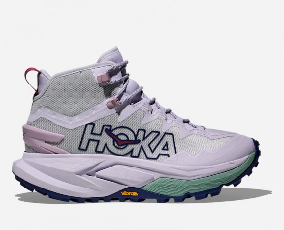 HOKA Women's Mafate Hike Hiking Shoes in Ambient Blue/Blueberry - 1171903-ALBR