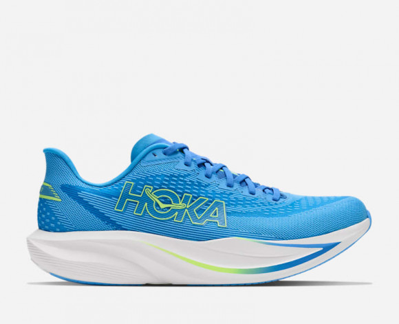 HOKA Men's Mach 7 Road Running Shoes in Virtual Blue/Soft Cobalt - 1171904-VSF