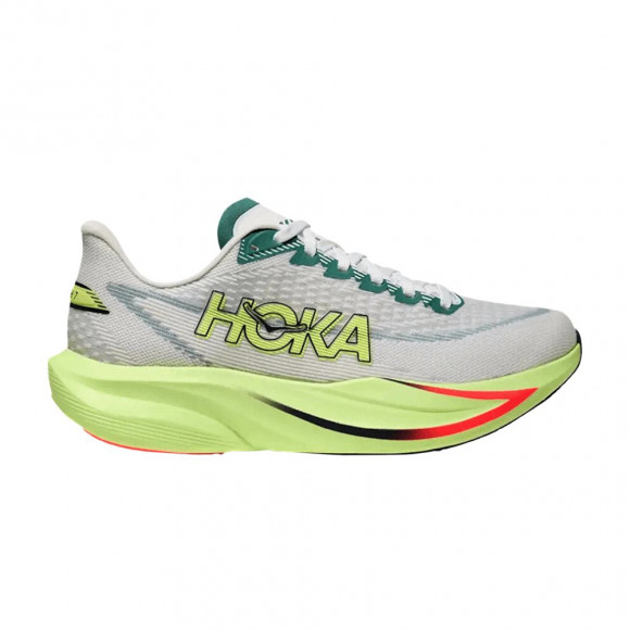 HOKA Mach 7 2E Wide 'White Green' | Men's Size 8 - 1171905-FYZ