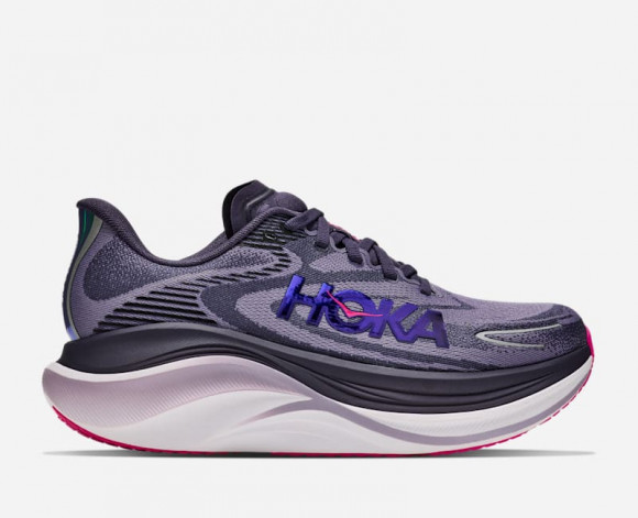 HOKA Women's Skyward X 2 Road Running Shoes in Squid Ink/Neon Dragonfruit - 1171926-SGNF