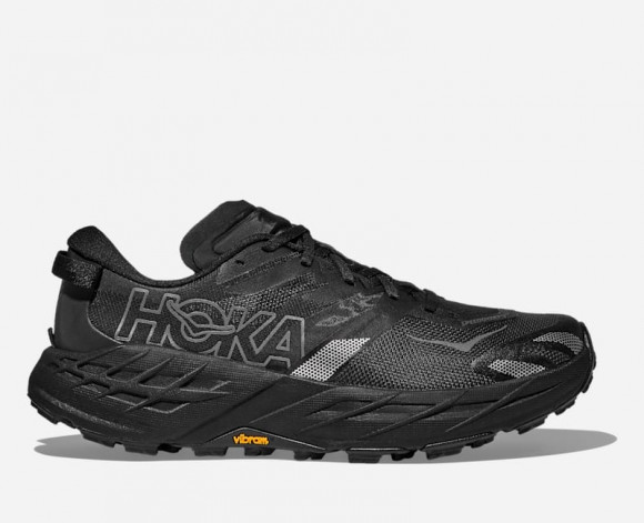 HOKA Women's Speedgoat 7 Trail Shoes in Black/Outer Orbit - 1171929-BCKT