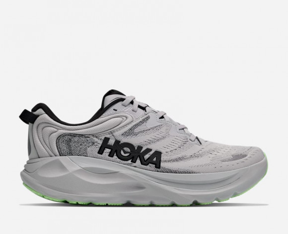 HOKA Men's Gaviota 6 Road Running Shoes in Stardust/Black - 1171932-SDSTB