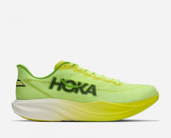 HOKA Women's Mach 7 Road Running Shoes in Neon Yuzu/Hoka Citrus - 1171938-NZH