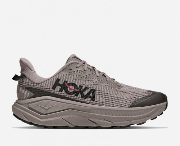 HOKA Men's Challenger 8 GORE-TEX Trail Shoes in Pebble Grey/Boulder Grey - 1171958-PRYB