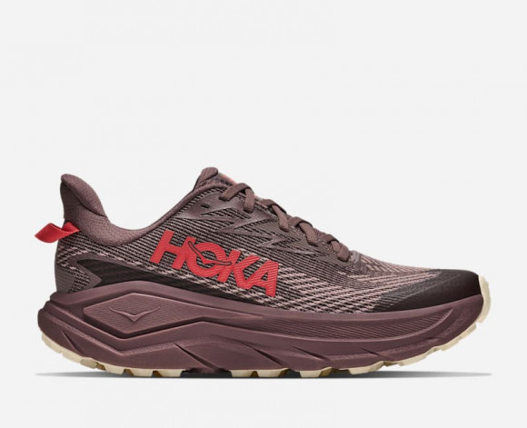 HOKA Women's Challenger 8 GORE-TEX Trail Shoes in Smoky Quartz/Alabaster - 1171959-SZL