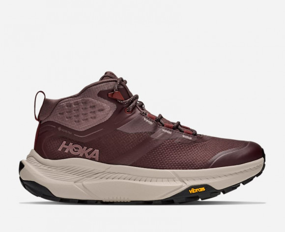 HOKA Women's Transport Hike GORE-TEX Hiking Shoes in Deep Mauve/Smoky Quartz - 1172913-DKY