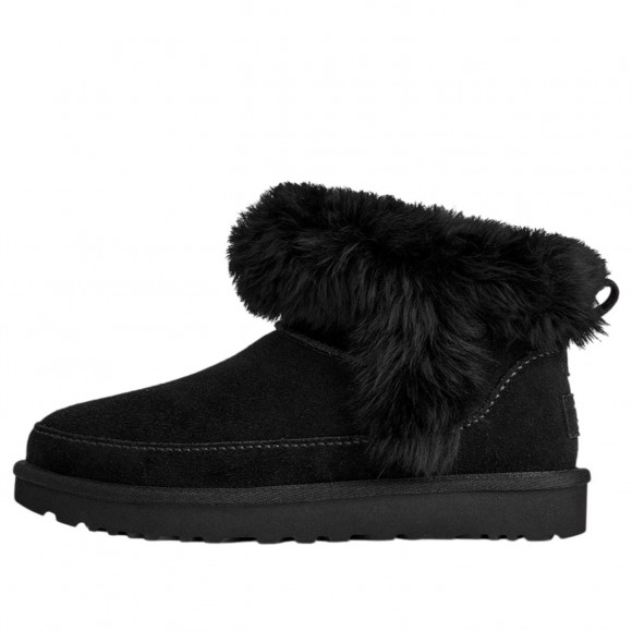 (WMNS) UGG Classic Ultra Mini Chalet 'Black' 1173832-BLK - 1173832-BLK