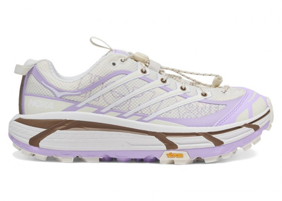 HOKA Mafate Three2 Lifestyle Shoes in Alabaster/Iris Flower - 1175490-ASF