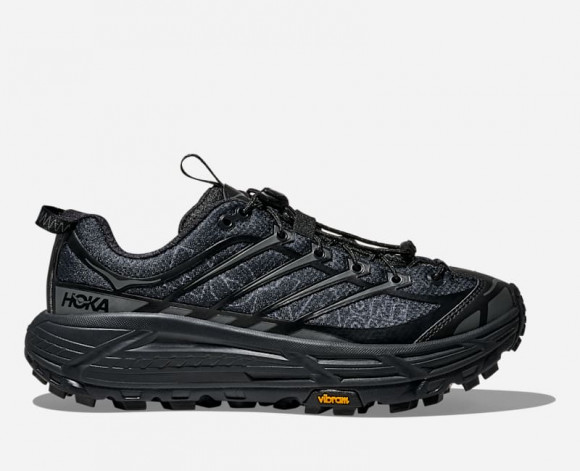 HOKA Mafate Three2 Lifestyle Shoes in Black/Outer Orbit - 1175490-BCKT