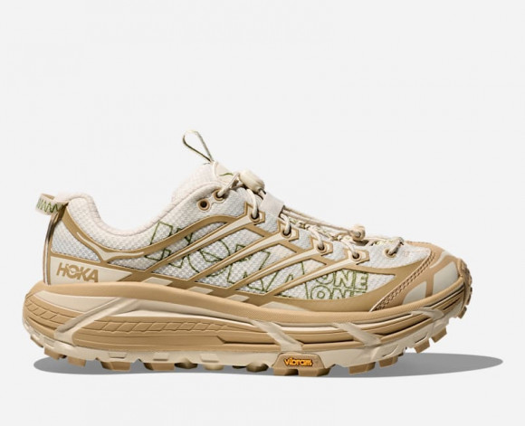 HOKA Mafate Three2 Lifestyle Shoes in Khaki/Oatmilk - 1175490-KKT