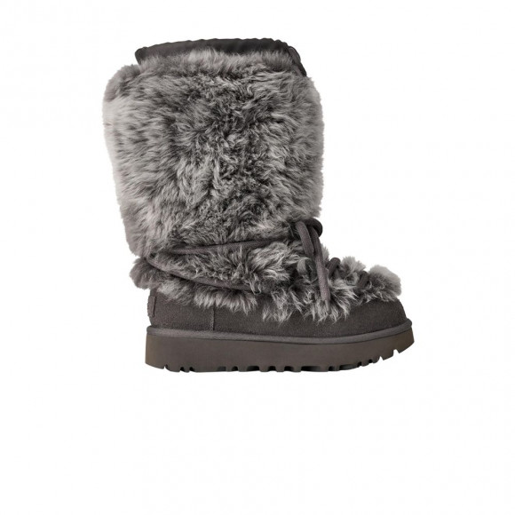 UGG Wmns Classic Tall Chalet Boot' Charcoal' | Grey | Women's Size 5 - 1175690-CHRC