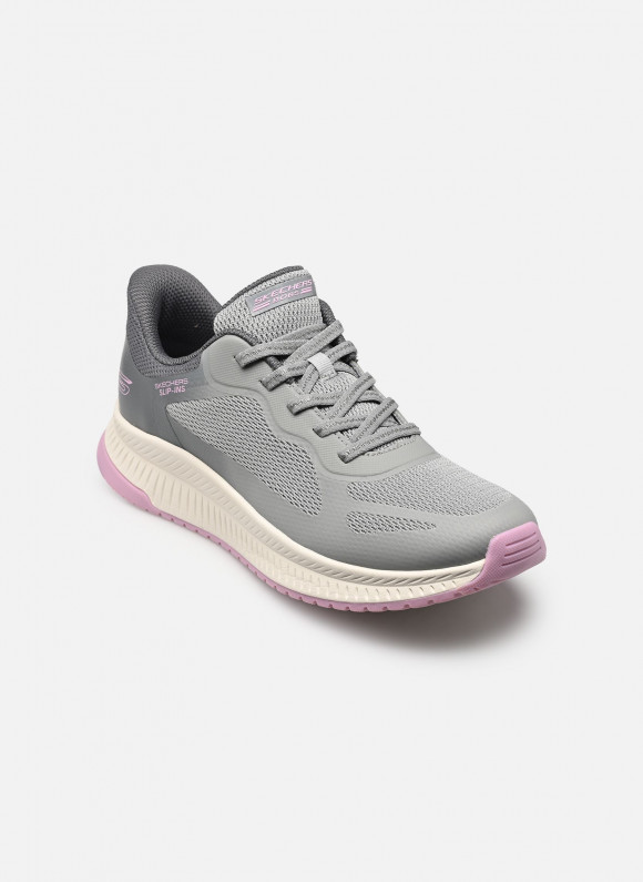 Baskets Skechers SLIP-INS Bobs Squad 4 - Staple Look pour Femme - 117624/GYMT