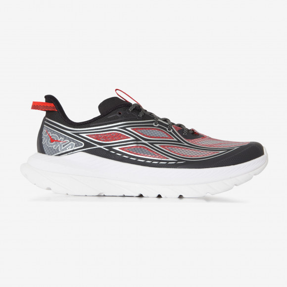 HOKA Men's Mach Remastered Lifestyle Shoes in Carbon Black/Habanero - 1176250-CCKH