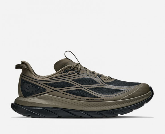 HOKA Men's Mach Remastered Lifestyle Shoes in Antique Olive/Black - 1176250M-ALVB