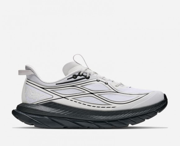 HOKA Men's Mach Remastered Lifestyle Shoes in Frost/Black - 1176250M-FLCK