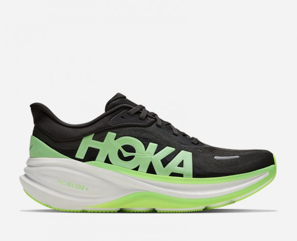 HOKA Men's Clifton PRO Road Running Shoes in Carbon Black/Tart Apple - 1176510-CCKT