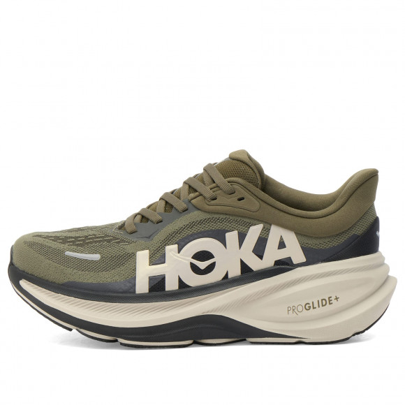 Hoka One One Women's Clifton Pro Sneaker in Antique Olive/River Rock Grey - 1176530-AVRV