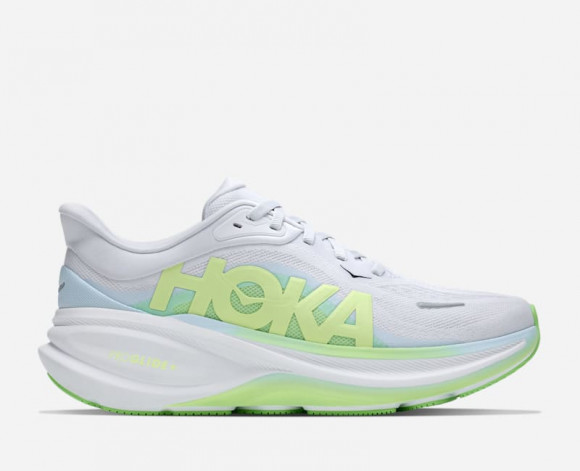 HOKA Women's Clifton PRO Road Running Shoes in Cosmic Grey/Neon Yuzu - 1176530-CNNY