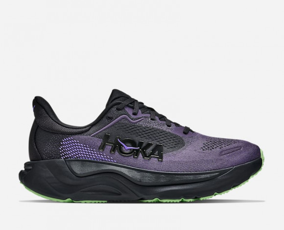 HOKA Men's Arahi 9 Road Running Shoes in Black/Squid Ink - 1176531-BSQ