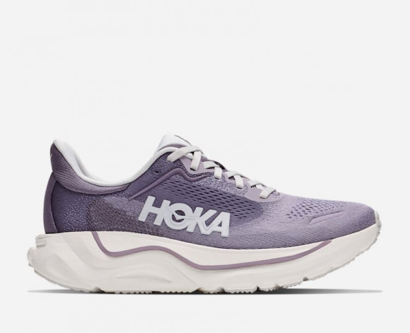 HOKA Women's Arahi 9 Road Running Shoes in Purple Fog/Mellow Lilac - 1176570-PGM