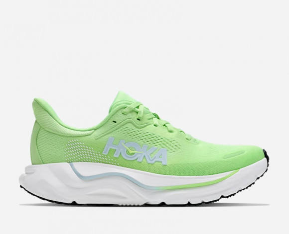 HOKA Women's Arahi 9 Road Running Shoes in Tart Apple/Glimmering Blue - 1176570-TPLG