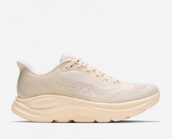 HOKA Women's Clifton 11 Road Running Shoes in Alabaster/Oat Milk - 1176573-ALK