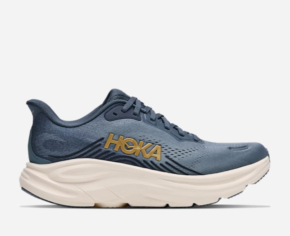 HOKA Women's Clifton 11 Road Running Shoes in Faded Navy/Slate Blue - 1176573-FDNV