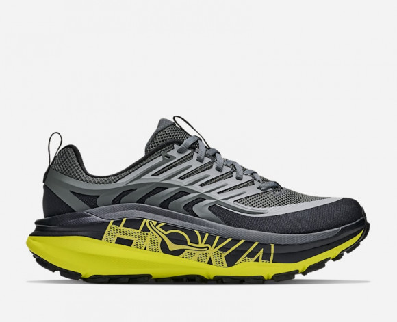 HOKA Stinson 8 Chaussures pour Homme en Black/Hoka Citrus | Trail - 1176637-BHK