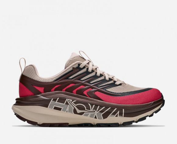 HOKA Men's Stinson 8 Trail Shoes in River Rock Grey/Spiced Chocolate - 1176637-RYS