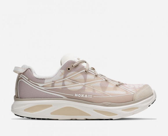HOKA Huaka Pro Lifestyle Shoes in Cream/Archival Taupe - 1176672-CMRC
