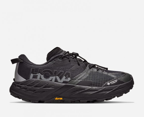 HOKA Women's Speedgoat 7 GORE-TEX® Trail Shoes in Black/Carbon Black - 1176677-BBNB