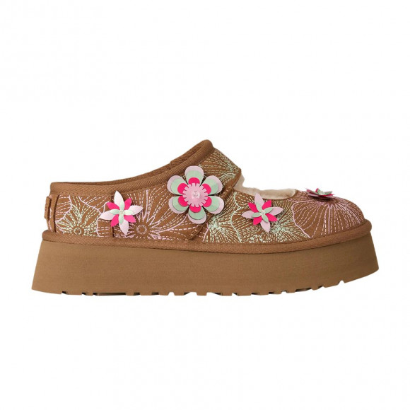 UGG Wmns Bea Mary Jane Meadow 'Chestnut' | Tan | Women's Size 8 - 1177151-CHE