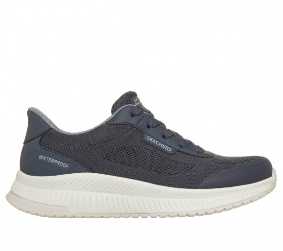 Skechers Donna Slip-ins Waterproof: BOBS Squad 4 - Essential Look Sneaker in Blu Navy Blue Scuro, Taglia 35 - 117744
