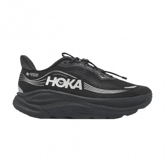 HOKA Clifton 11 GTX 2e Wide 'Black Silver' | Men's Size 9.5 - 1177542BBLC