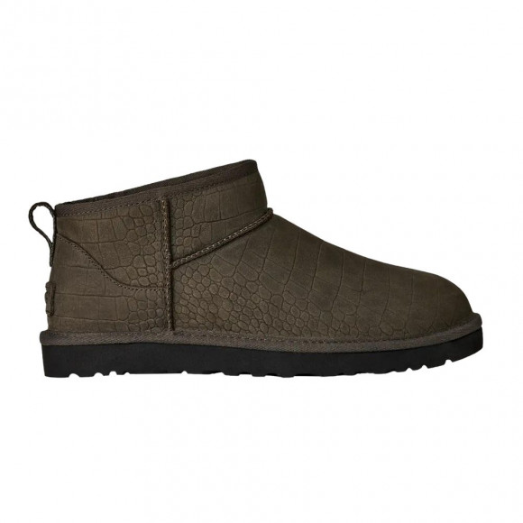 UGG Classic Ultra Mini Embossed 'Dense Smoke' | Grey | Men's Size 11 - 1178661-DNSS