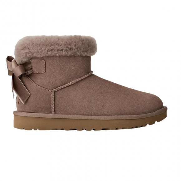 UGG Wmns Mini Bailey Mixed Bow 'Caribou' | Brown | Women's Size 7 - 1178790-CRBO