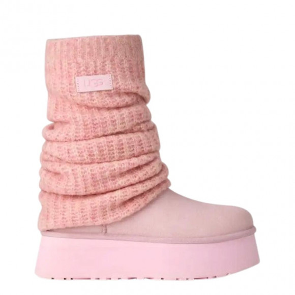 UGG Wmns Classic Mini Dipper Legwarmer Boots 'Ribbon Candy Pink' | Women's Size 8 - 1178990-RBNC